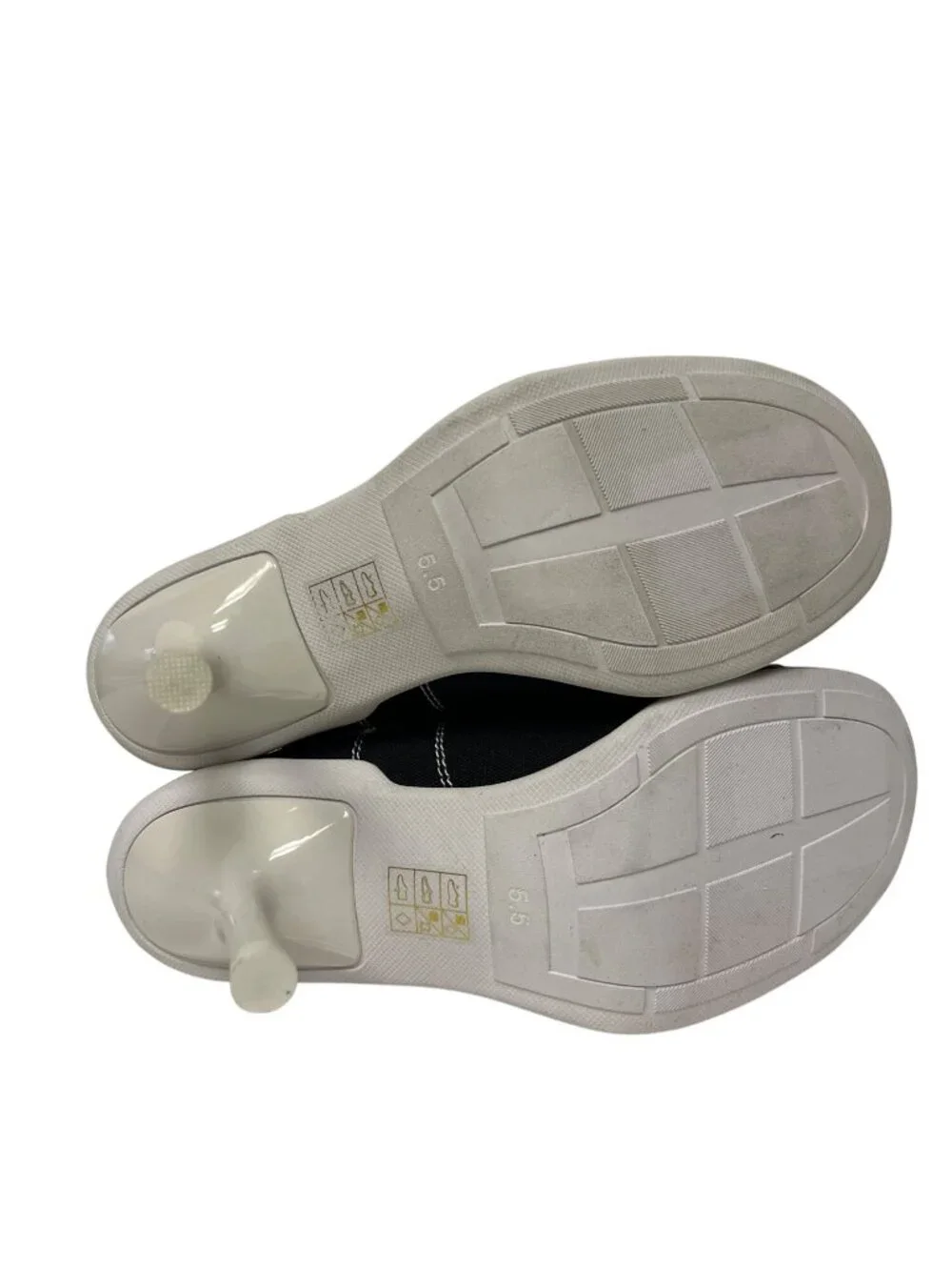 Jeffrey Campbell Sneaker Heels Black White Size 5.5 Platform Sneakers New Flaws